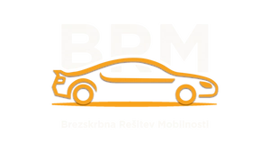 BRM logotip v nogi strani